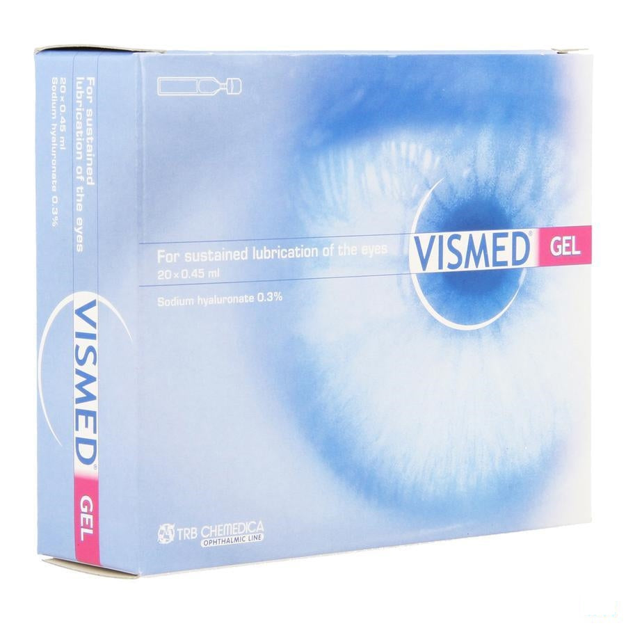 Vismed Gel Bevochtigen Ogen 0,3% Fl 20 X 0,45ml