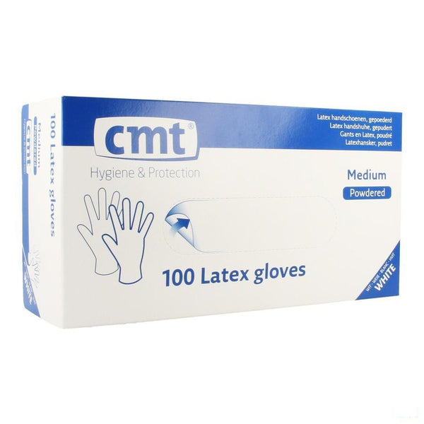 Texa Handschoenen Latex Wit Lp M 100 - Fagron - InstaCosmetic