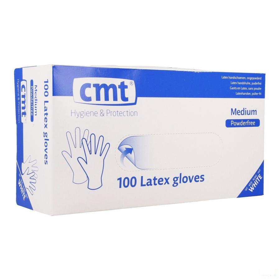 Texa Handschoenen Latex Wit Pf M 100