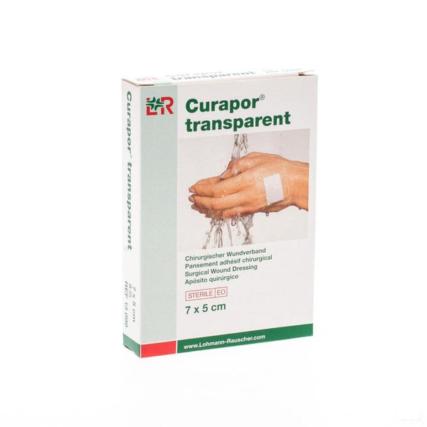 Curapor Transparant Steriel 7cmx 5cm 5 13099 - Lohmann & Rauscher - InstaCosmetic