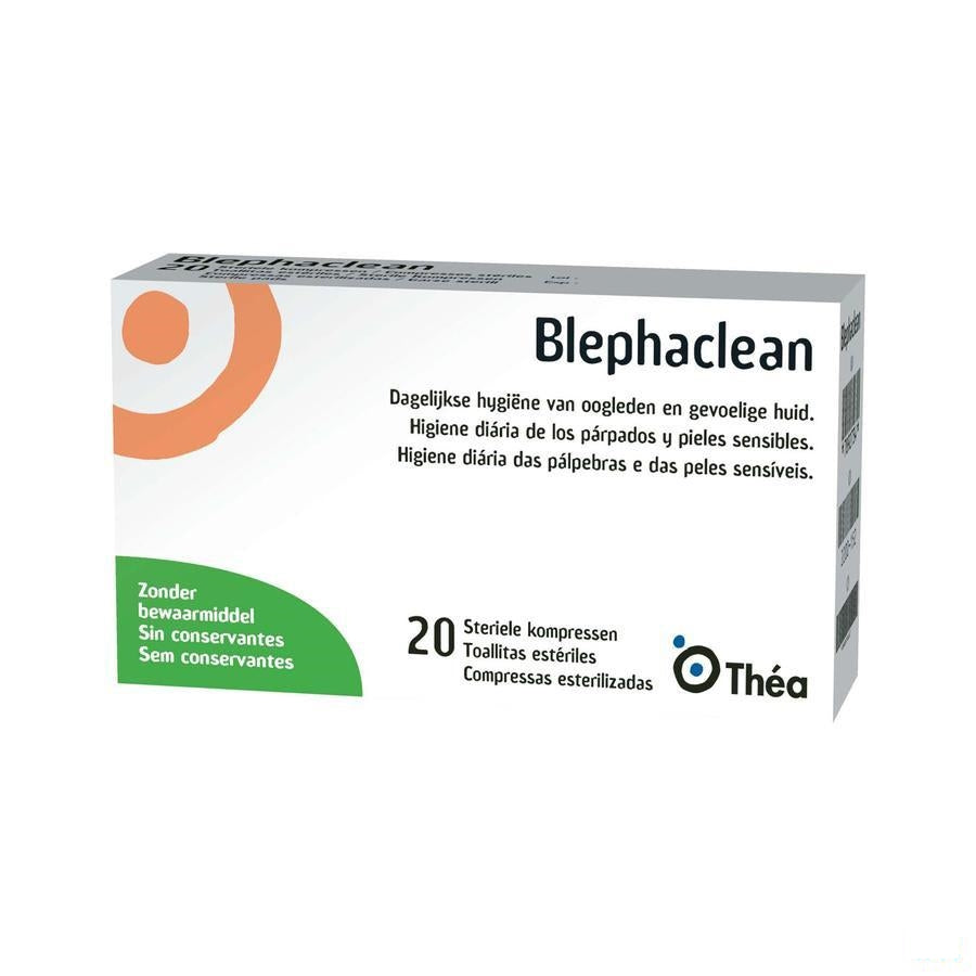 Blephaclean Reinigingsdoekjes Geimpreg.oogleden 20