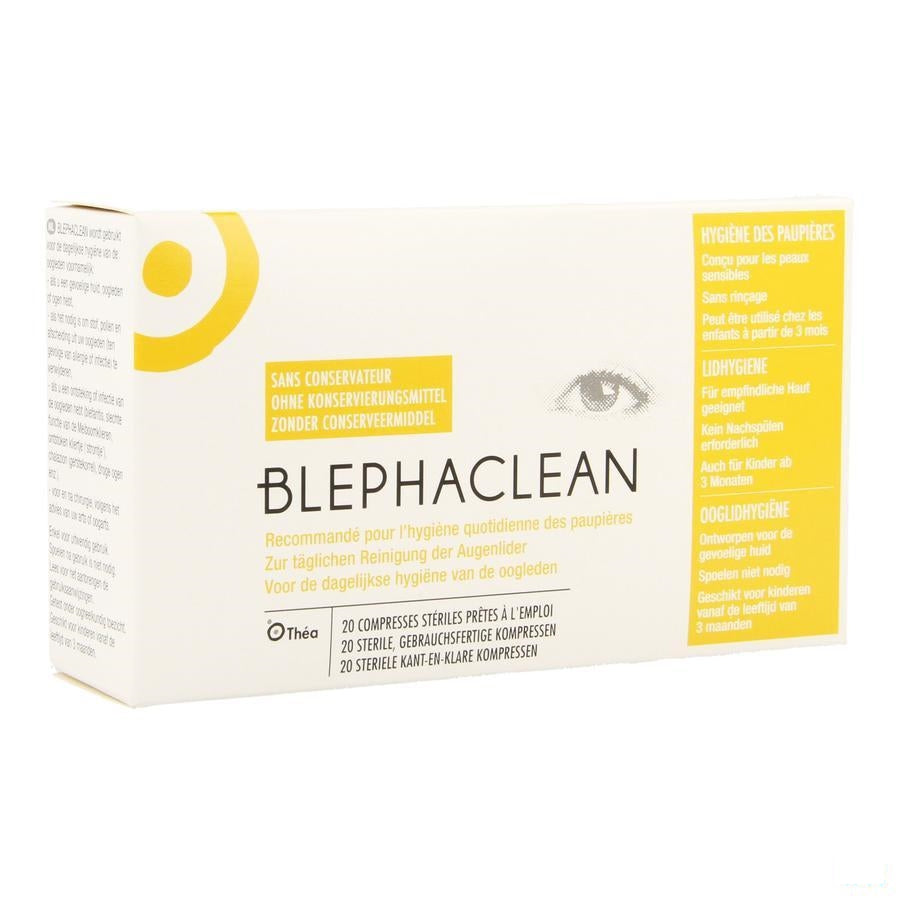 Blephaclean Reinigingsdoekjes Geimpreg.oogleden 20