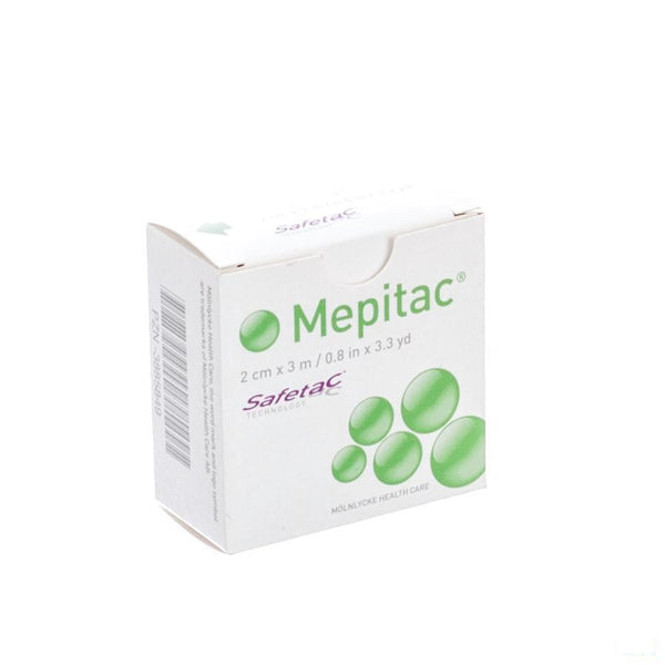 Mepitac Zachte Fixatietape Sil 2cmx3,0m 1 298300 - Molnlycke - InstaCosmetic
