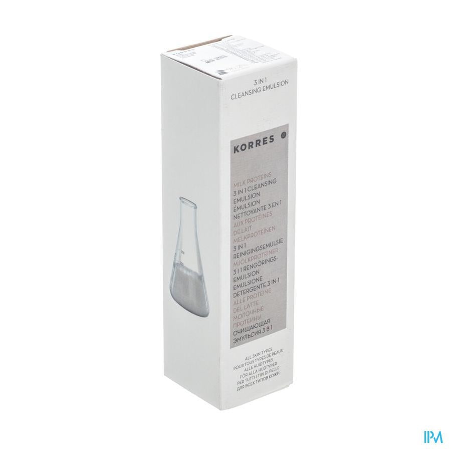 Korres Kf 3in1 Reiniging Milk Proteins 200ml