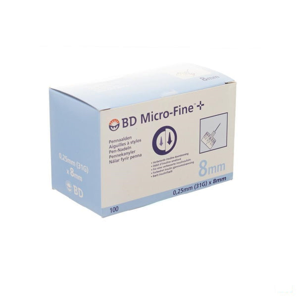 Bd Microfine+ Pennaald Tw 8,0mm 31g 100 320792 - Bd - InstaCosmetic