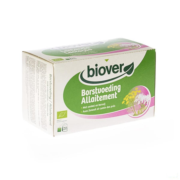 Biover Biokruideninfusie Borstvoeding Zakje 20 - Biover - InstaCosmetic