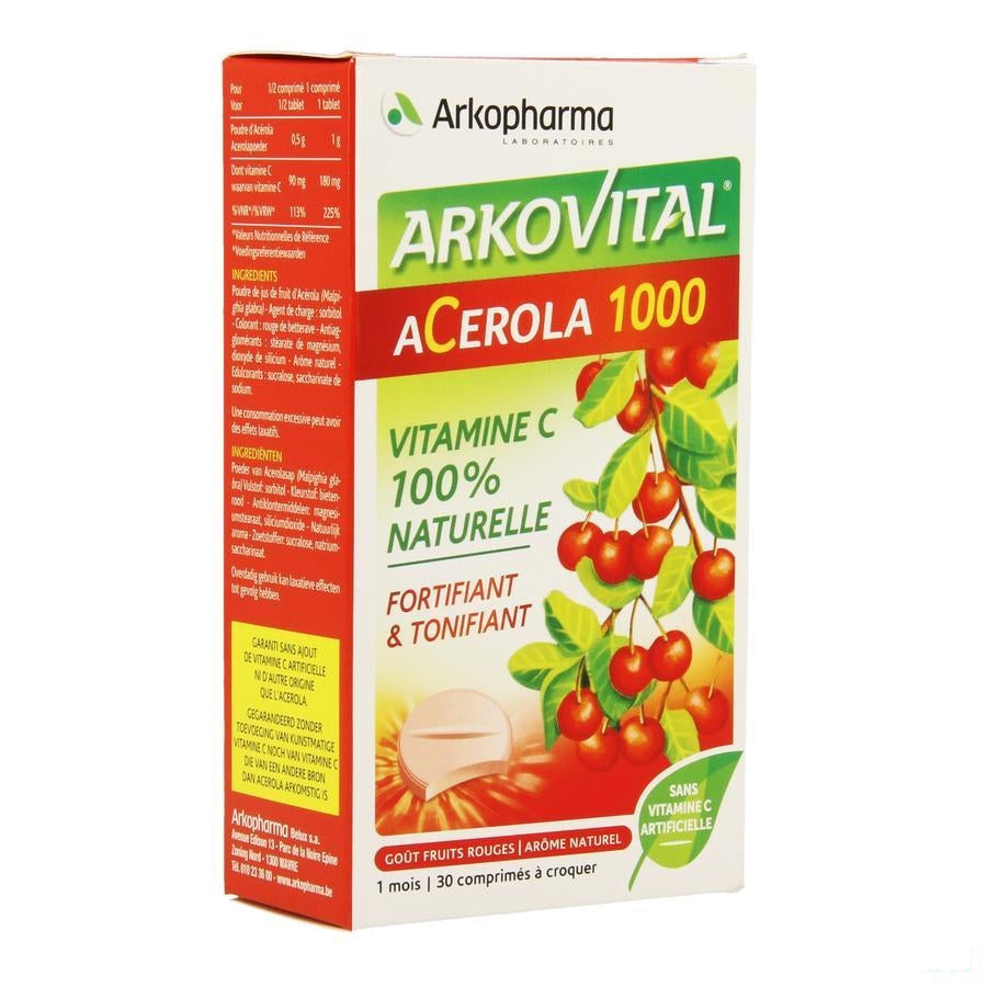 Acerola 1000 Tube Tabletten 2x15
