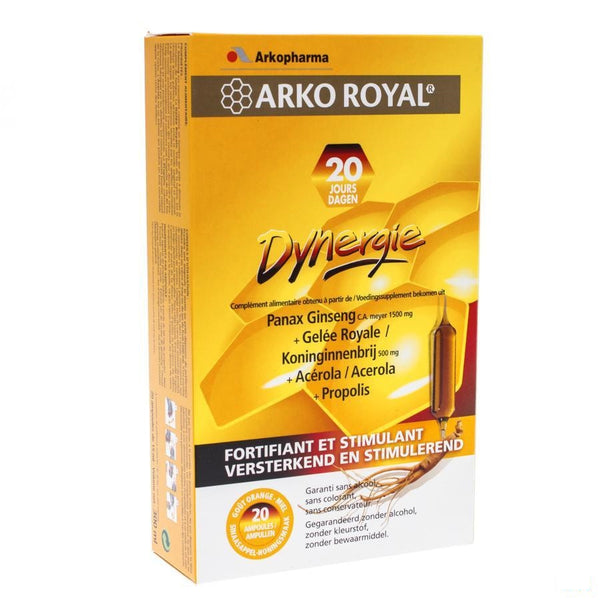 Arkoroyal Dynergie Amp 20 - Arkopharma - InstaCosmetic