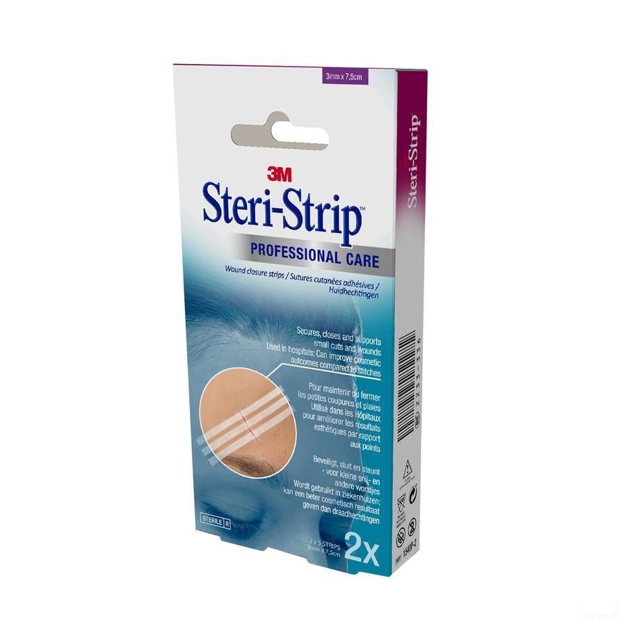 Steri-strip Hechtstrip Ster 3x 75mm 2x 5 1540s