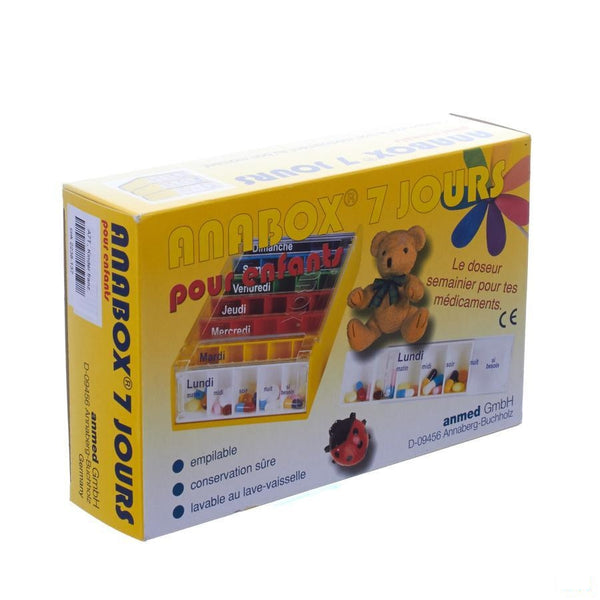 Anabox Pilbox Enfant 7 Jours Fr - Fagron - InstaCosmetic