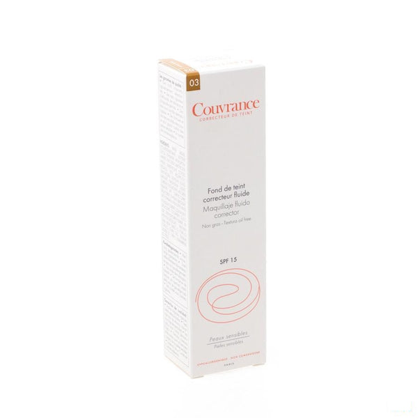 Avene Couvrance Fdt Fluide 03 Sable 30 Ml - Avene - InstaCosmetic