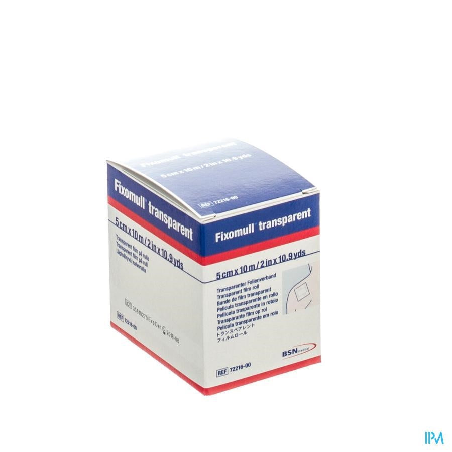 Fixomull T Fixatieverband 5cmx10m 1 7221600