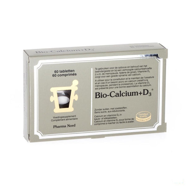 Bio-calcium + D3 Tabletten 60 - Pharma Nord - InstaCosmetic