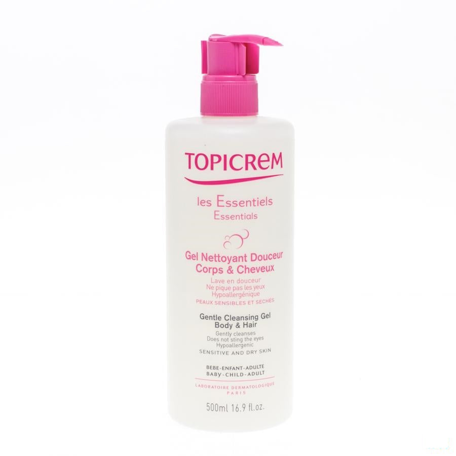 Topicrem Reinigingsgek Lichaam-haar 500ml