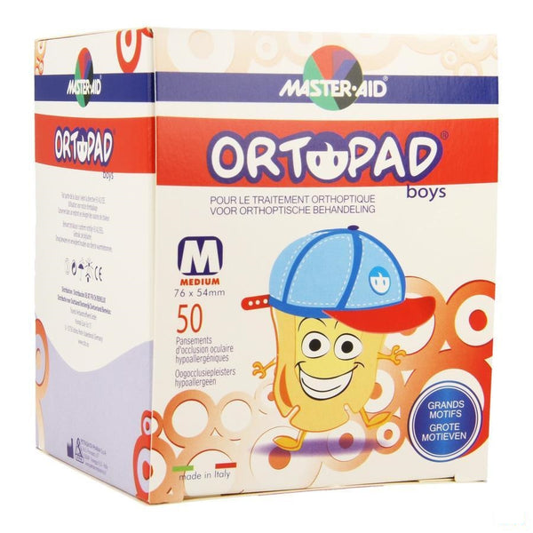 Ortopad For Boys Medium Oogkompres 50 73322 - Trusetal Verbandstoffwerk - InstaCosmetic