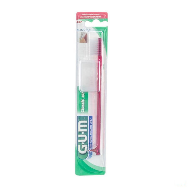 Gum Tandenborstel Classic Soft Volw Kleine Kop 407 - Gum - InstaCosmetic