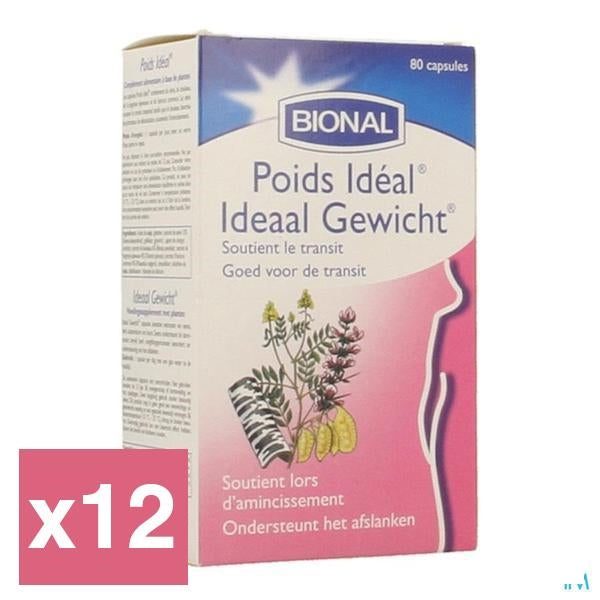 Bional Ideaal Gewicht Capsules 12 x 80 Capsules (Voordeelpak) - Fytofarma - InstaCosmetic