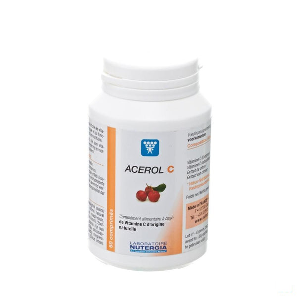 Acerol C Tabletten 60 - Laboratoire Nutergia - InstaCosmetic