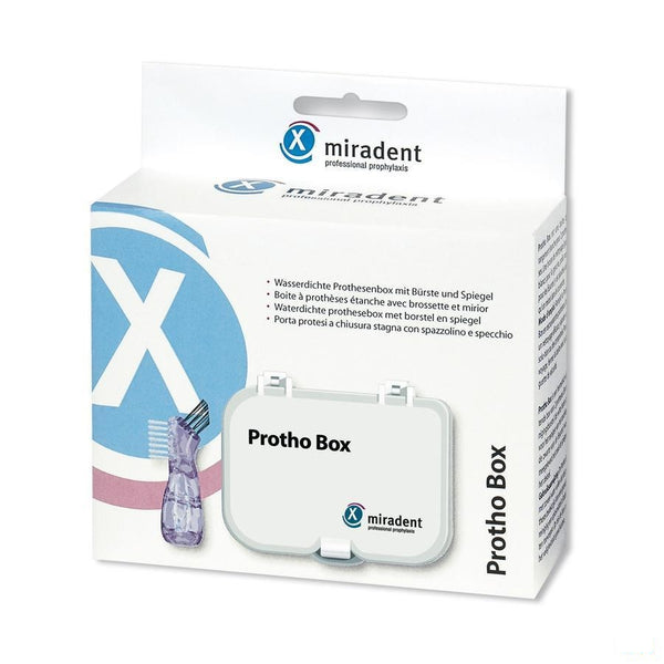 Miradent Protho Box Met Borstel Tandprothese - Eureka Pharma - InstaCosmetic