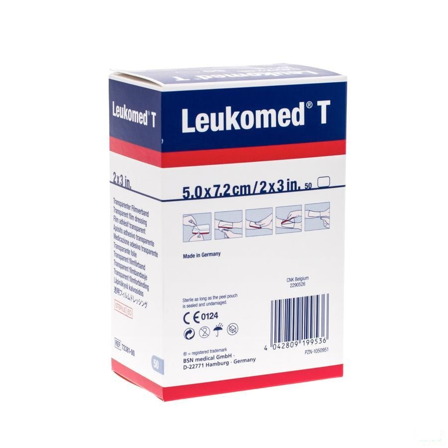 Leukomed Verband Steriel 7,2cmx 5cm 5 7238007