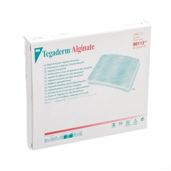 Tegaderm Alginate Steril 10cmx10cm 10 90112 - 3m Belgium - InstaCosmetic