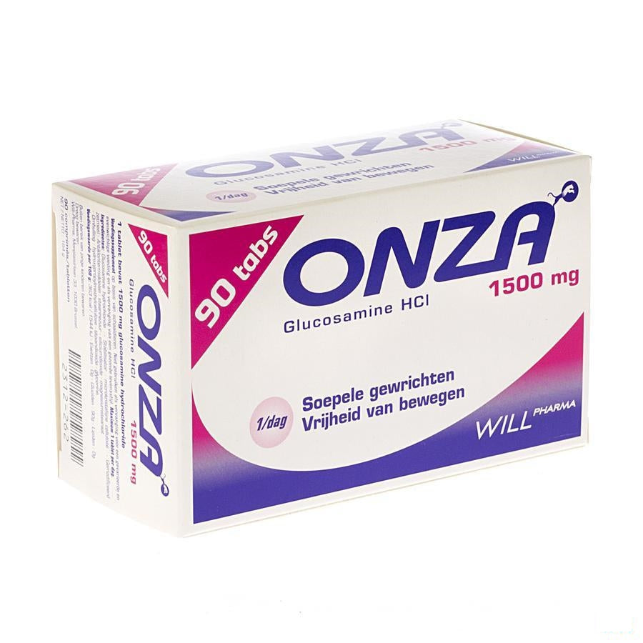 Onza 1500mg Soepele Gewrichten Tabletten 90