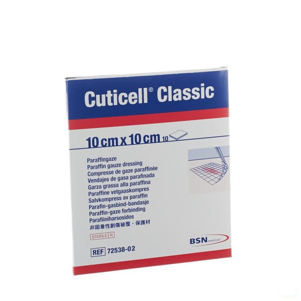 Cuticell Classic Gaaskompres 10,0x10cm 10 7253802 - Bsn - InstaCosmetic