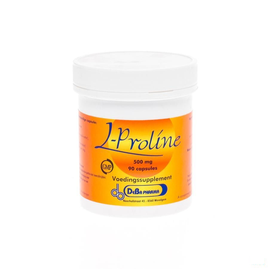 L-proline Capsules 90x500mg Deba