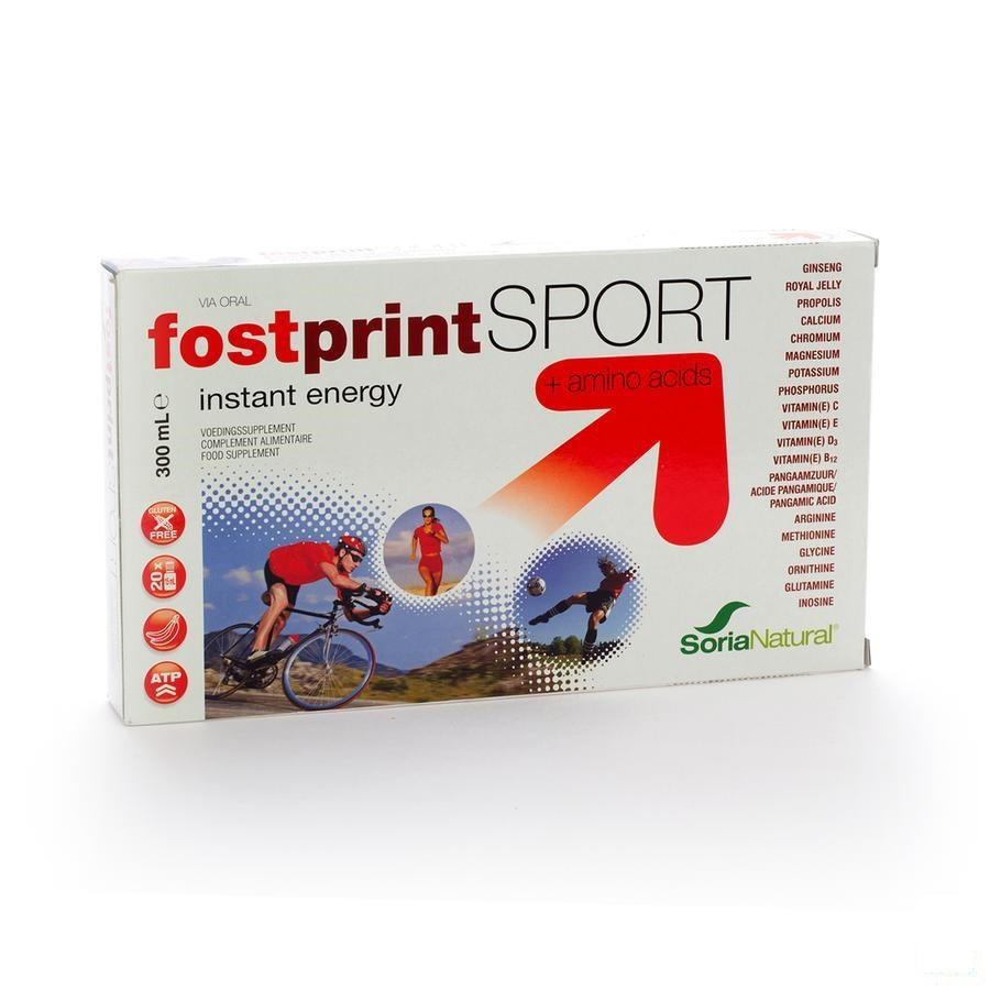 Soria Fost Print Sport Drinkbare Amp 20x15ml