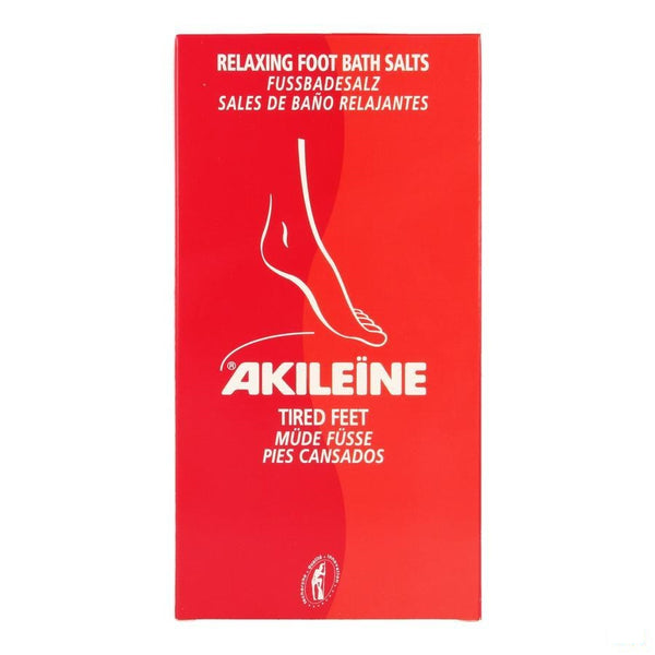 Akileine Rood Badzout Voeten Zakje 2x150g 101220 - Akileine Belge - InstaCosmetic