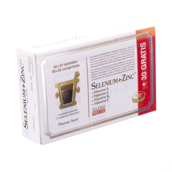 Selenium+zinc Tabletten 120 (90+30) - Pharma Nord - InstaCosmetic