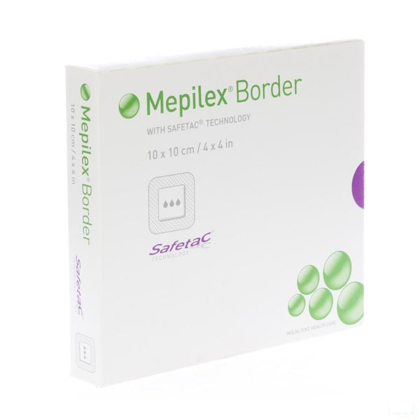 Mepilex Border Sil Adh Ster Nieuwe Formule 10,0x10,0 5 295300 - Molnlycke - InstaCosmetic