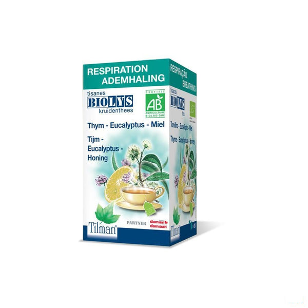 Biolys Tijm-eucalyptus-honing Bio Tea-bags 20 - Tilman - InstaCosmetic