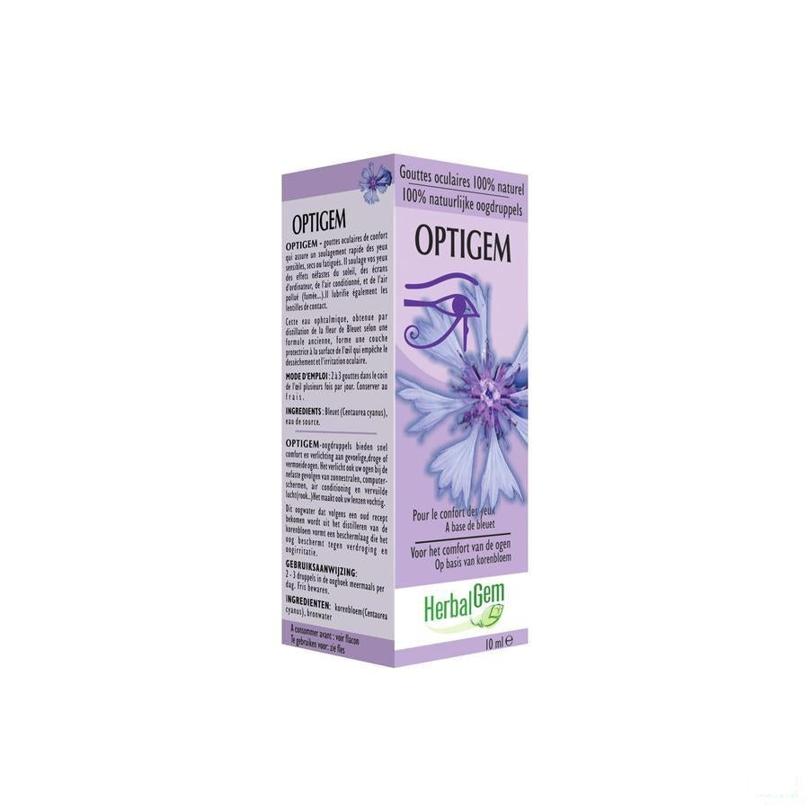Herbalgem Optigem Eye Drops Gutt 10ml
