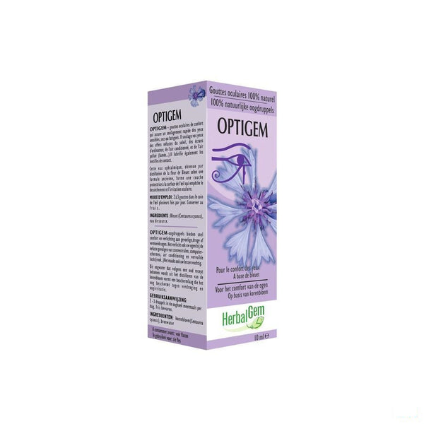 Herbalgem Optigem Eye Drops Gutt 10ml - Herbalgem - InstaCosmetic