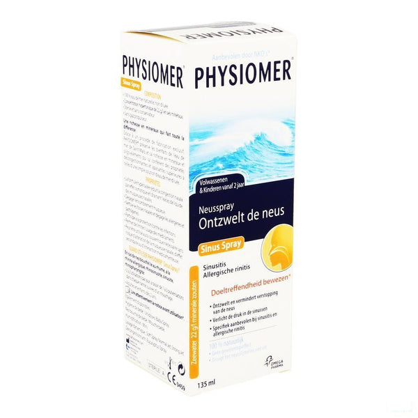 Physiomer Sinus Neusspray 135ml - Omega Pharma - InstaCosmetic