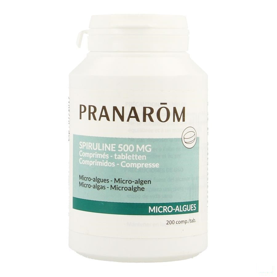 Spiruline 500mg Tabletten 200x500mg Pranarom