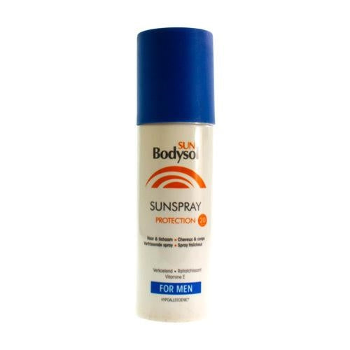 Bodysol Sun Men Spray SPF 20 Haar-lichaam 150ml - Omega Pharma - InstaCosmetic