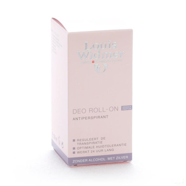 Louis Widmer Deo Roll-on Zonder Parfum 50 ml - Louis Widmer - InstaCosmetic