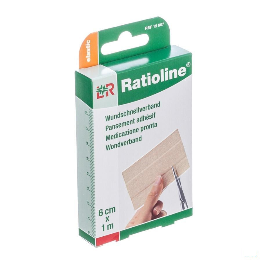 Ratioline Pleister Elast Adh 6x10cm 10 19907