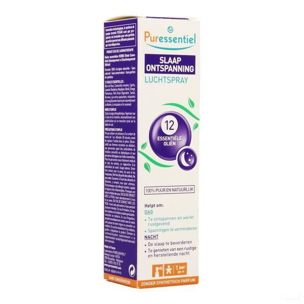 Puressentiel Slaap Ontspan.spray 12 Ess Olie 100ml - Puressentiel - InstaCosmetic