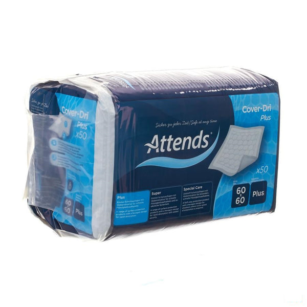 Attends Cover Dri Plus Onderleg Nieuwe Formule 60x 60cm 1x50 - Attends - InstaCosmetic