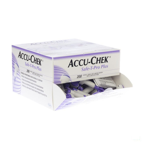 Accu Chek Safe T Pro Plus Steriel Wegwerp 200 - Roche - InstaCosmetic
