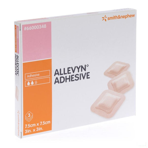 Allevyn Adh Verb Hydrocel. 7,5x 7,5cm 3 66000348 - Smith & Nephew - InstaCosmetic