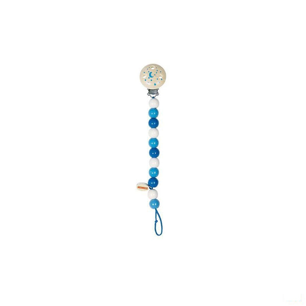 Heimess Fopspeenketting Hout Blauw H9216 - Bomedys - InstaCosmetic