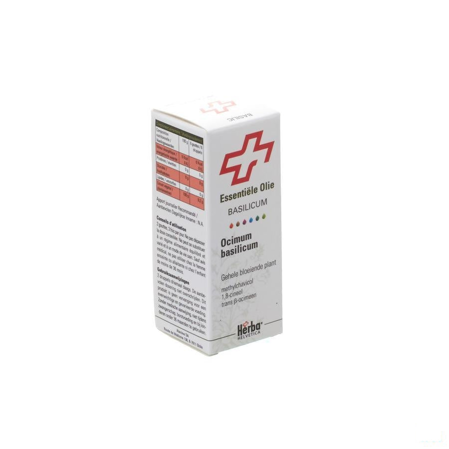 Basilicum Methylchavicol Herba Helv.ess Olie 10ml