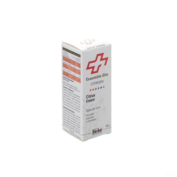 Citroen Geperste Schil Herba Helv. Ess Olie 10ml - Alanine - InstaCosmetic