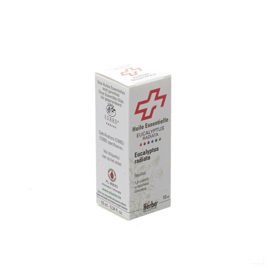 Eucalyptus Radiata Blad Herba Helv. Ess Olie 10ml