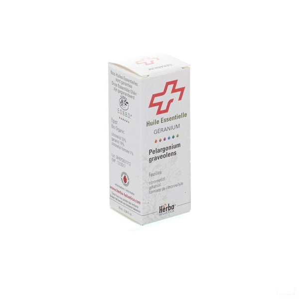 Geranium Blad Herba Helv. Ess Olie 10ml - Alanine - InstaCosmetic