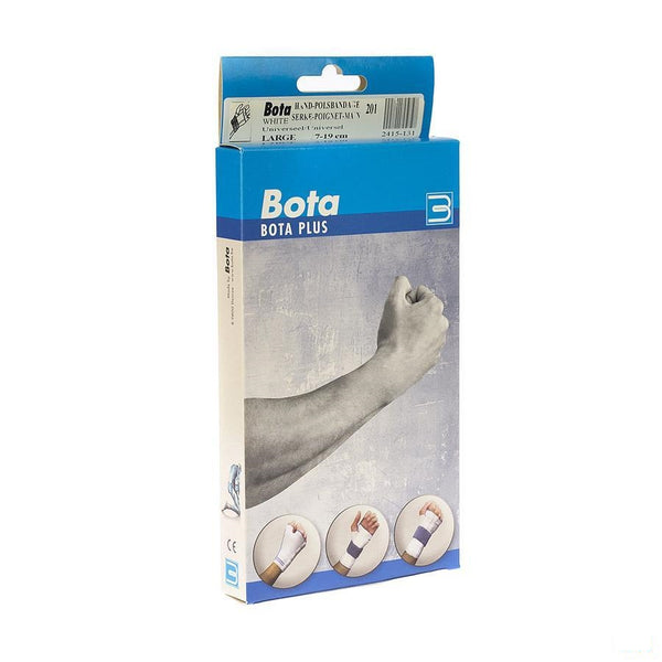 Bota Handpolsband 201 White Universeel L - Bota - InstaCosmetic